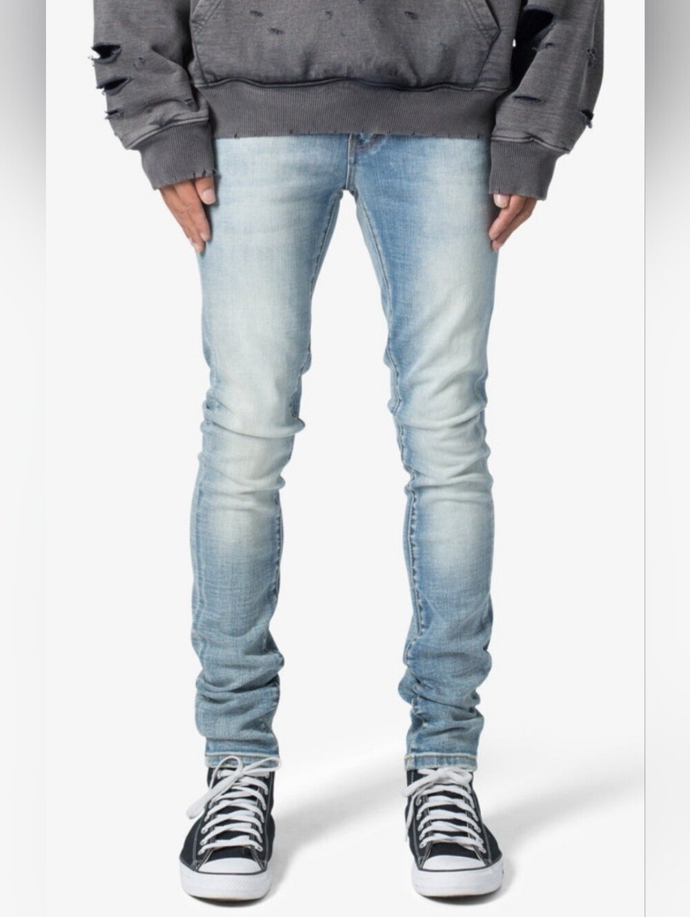 NWT‎ MNML Men's Light Wash Slim Skinny Jeans Size 29, X494